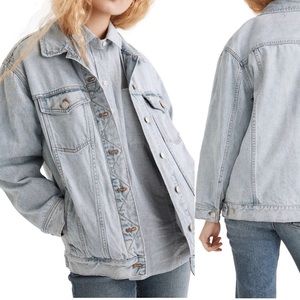 Madewell trucker jean jacket XXS